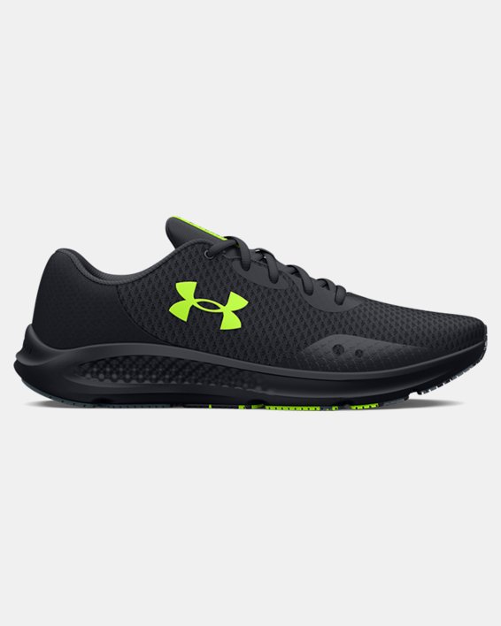 Men's UA Charged Pursuit 3 Running Shoes in Black image number 0